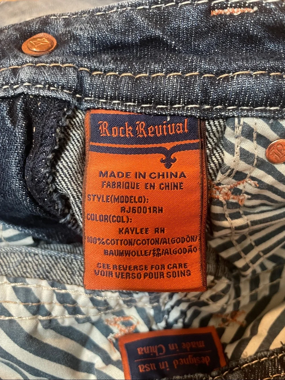 Rock Revival Kaylee Short Easy Jean Shorts Sz 25